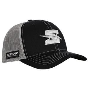 SEVR BLACK TRUCKER STYLE HAT