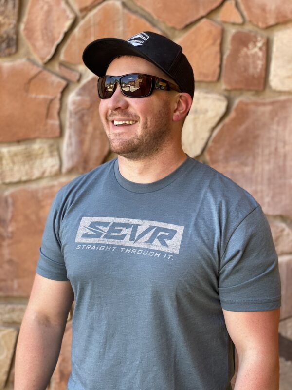 SEVR T-SHIRT - LOGO - INDIGO