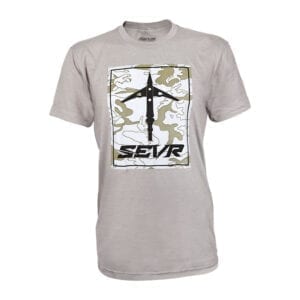 SEVR T-SHIRT – CUT – STONE GREY