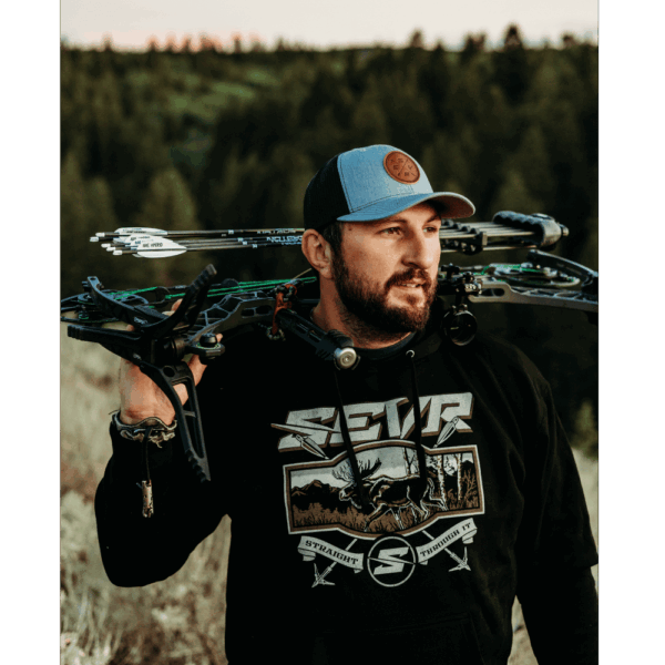 SEVR MOOSE HOODIE - BLACK - Image 2
