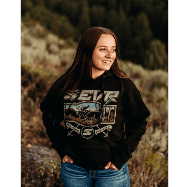 Moose Hoodie - Black