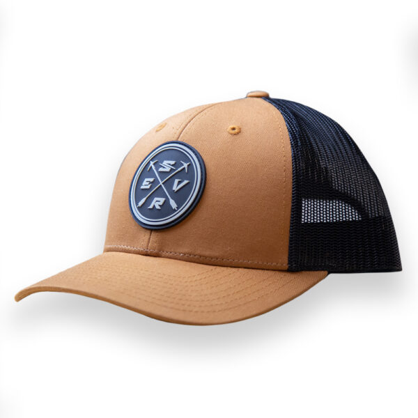 SEVR CIRCLE LOGO HAT - BROWN