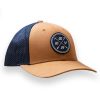 SEVR CIRCLE LOGO HAT - BROWN