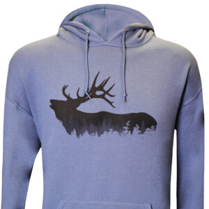 Forest Elk Hoodie – Blue