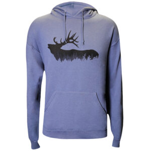 Forest Elk Hoodie – Blue