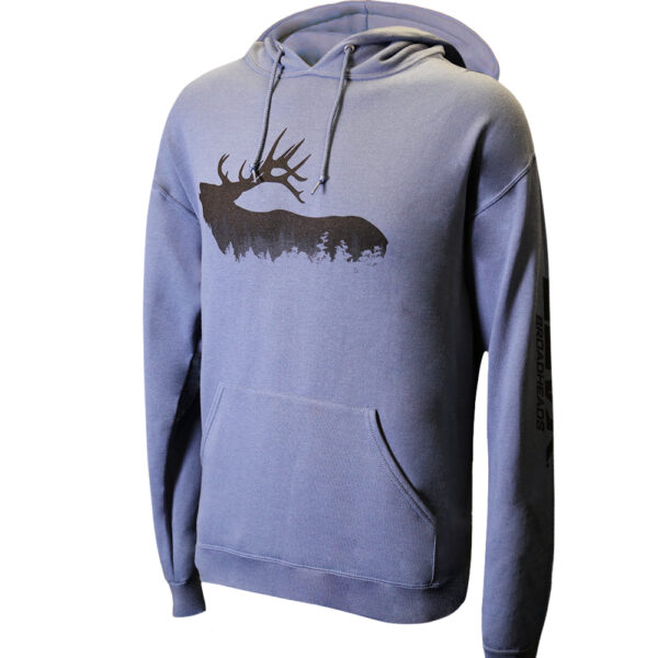 Forest Elk Hoodie - Blue