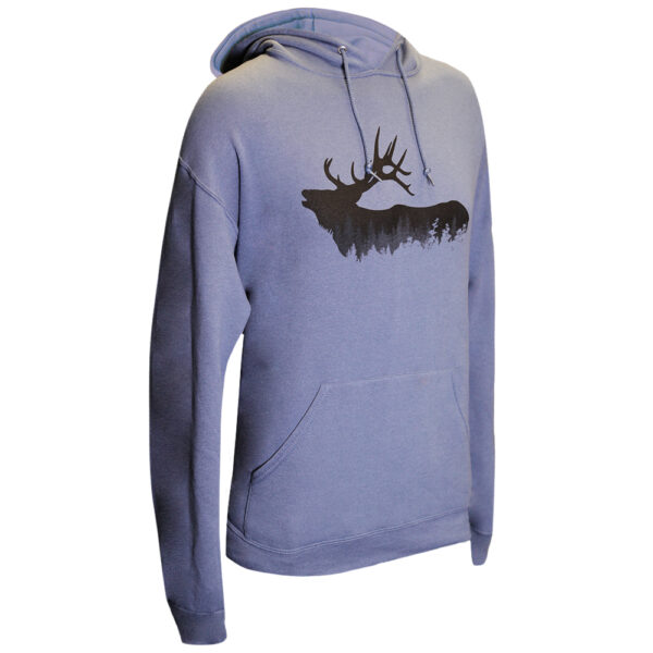 Forest Elk Hoodie - Blue