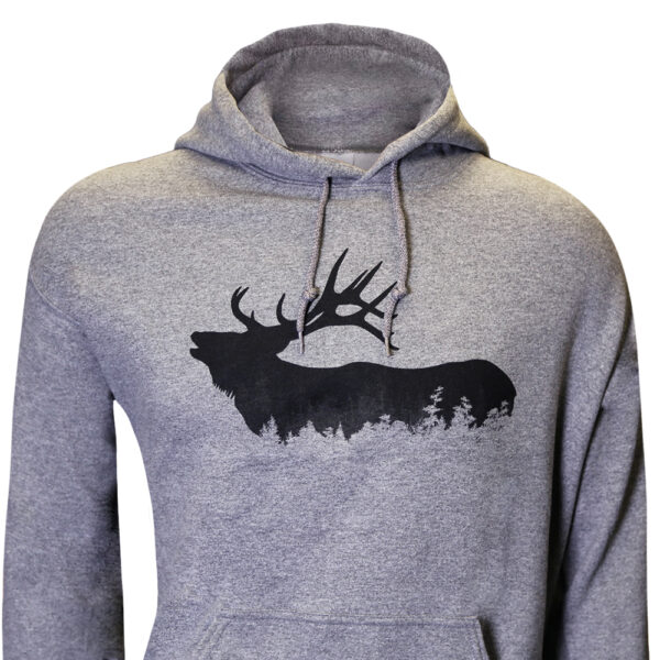 Forest Elk Hoodie - Grey