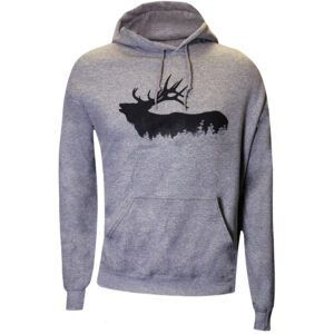 Forest Elk Hoodie – Grey