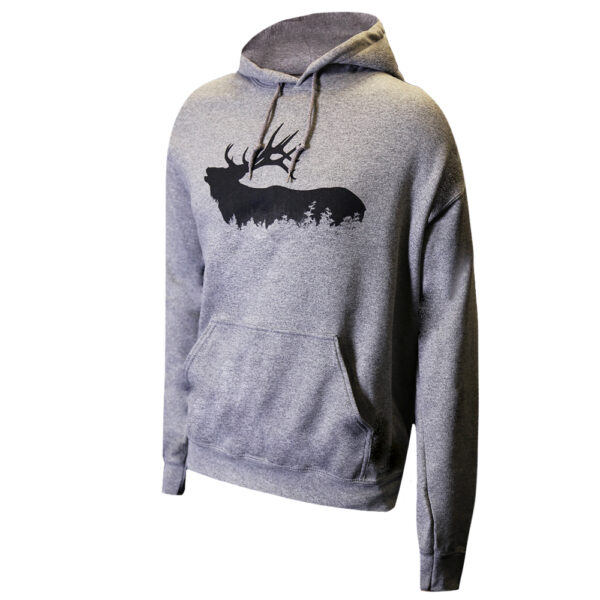 Forest Elk Hoodie - Grey