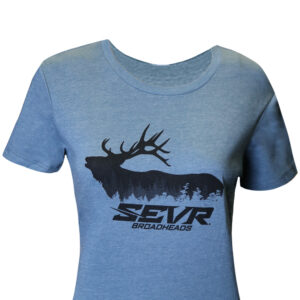 Forest Elk Tee – Blue – Women’s