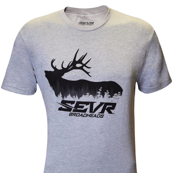 Forest Elk Tee - Grey - Men's