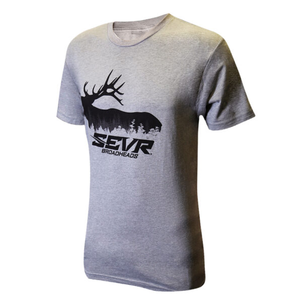 Forest Elk Tee - Grey - Men's