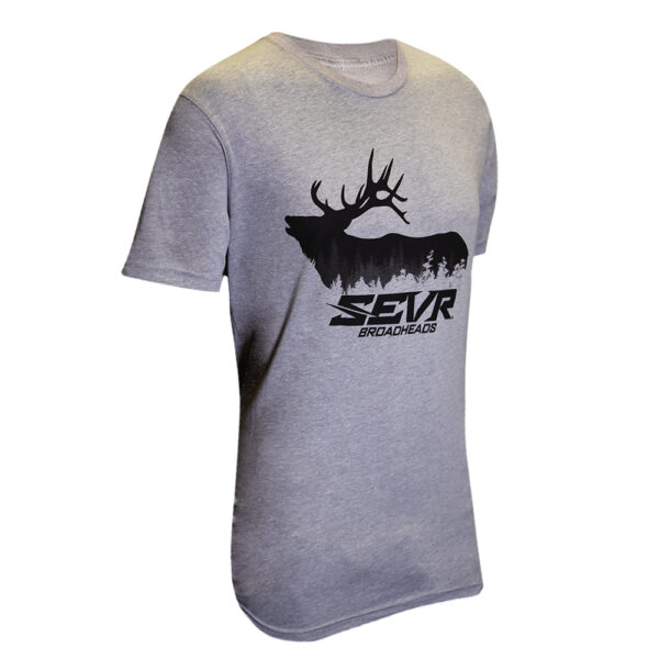 Forest Elk Tee - Grey - Men's