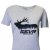 Forest Elk Tee - Grey - Women's