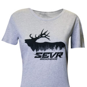 Forest Elk Tee – Grey – Women’s