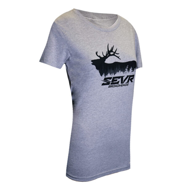 Forest Elk Tee - Grey - Women's