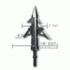 Sevr Titanium 1.5 Hybrid Broadhead