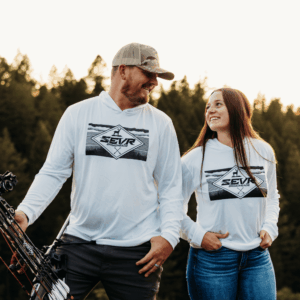Diamond Buck Sun Hoodie – White