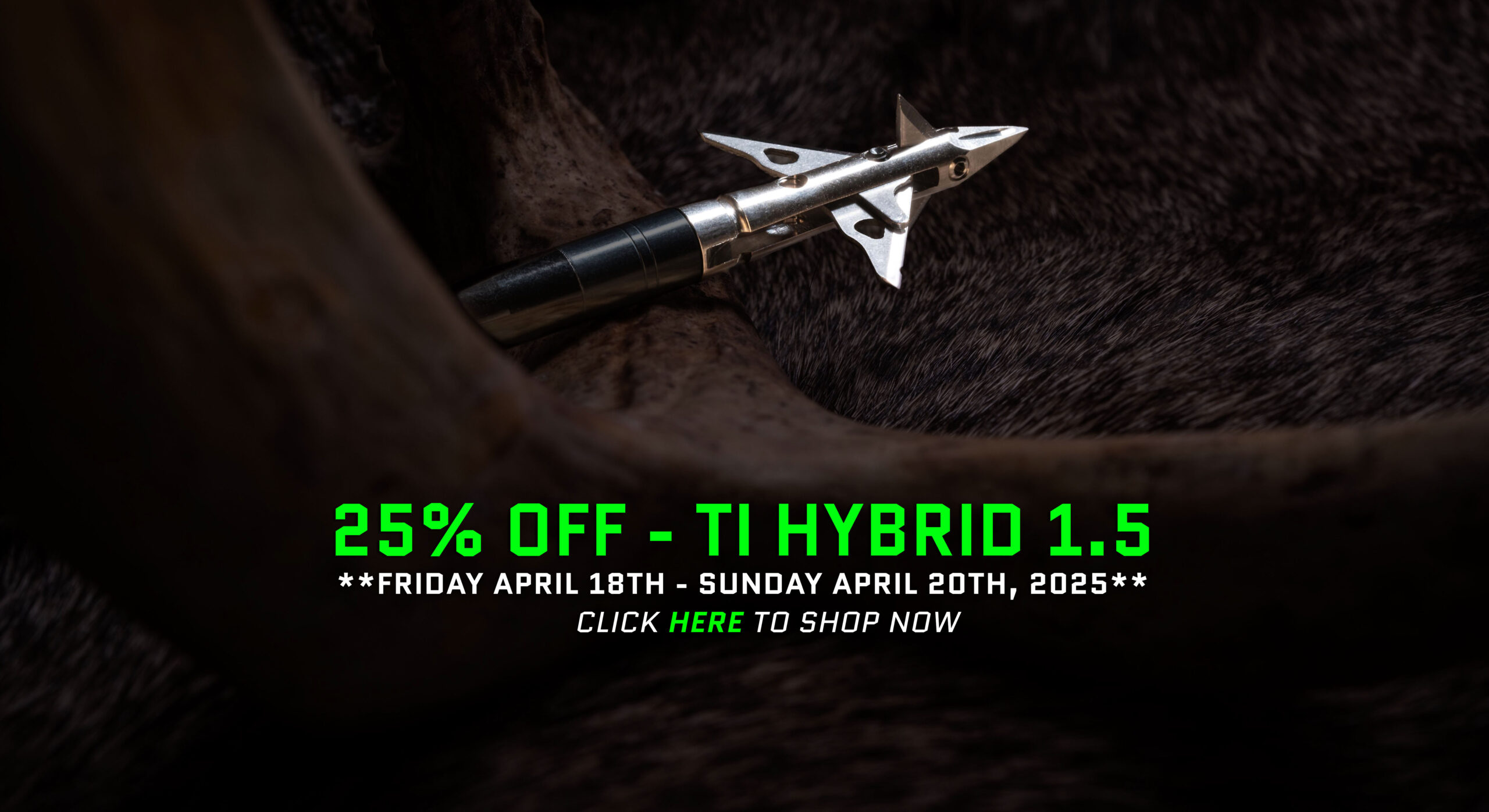 25% OFF: Ti Hybrid 1.5 - Through April 20th!