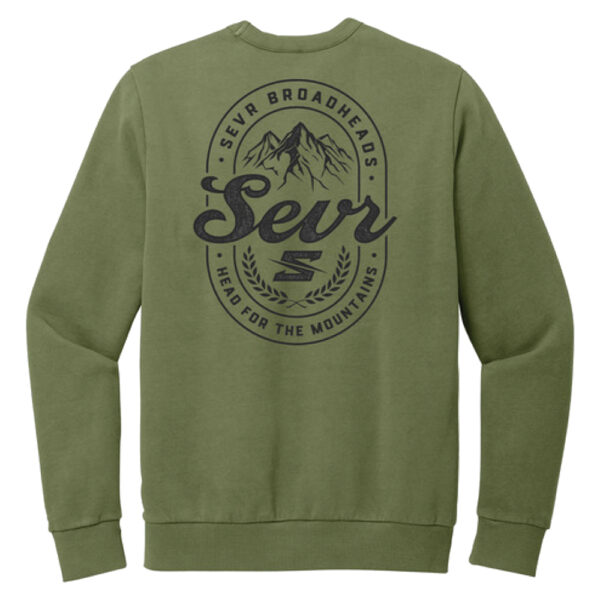 SEVR - Rocky Mountain Fleece Crewneck - Back