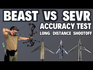 SEVR HYBRID 1.5, SEVR 1.75, BEAST Broadhead || Accuracy Test
