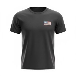 Red, White and SEVR Tee – Black